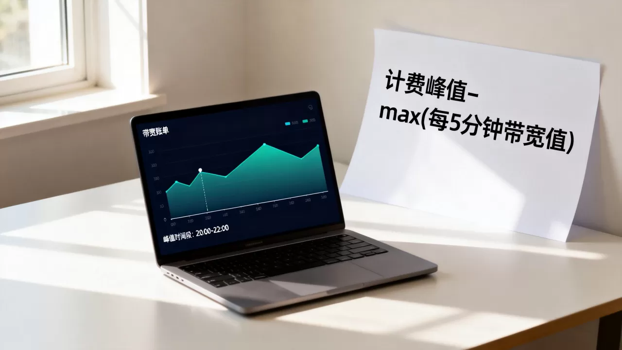 带宽账单峰值取值时间段怎么看？，带宽计费峰值如何计算
