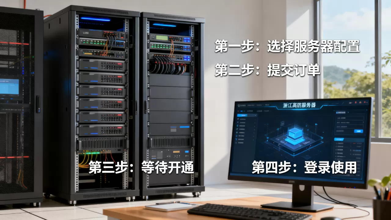 浙江高防服务器租用后怎么快速开通使用,高防服务器租用流程 浙江高防服务器租用后怎么快速开通使用,高防服务器租用流程