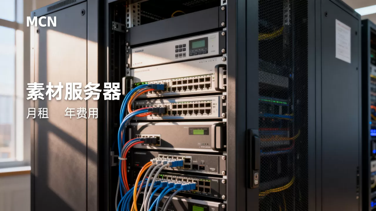 MCN机构素材服务器的月租大概什么水平，一年费用要多少