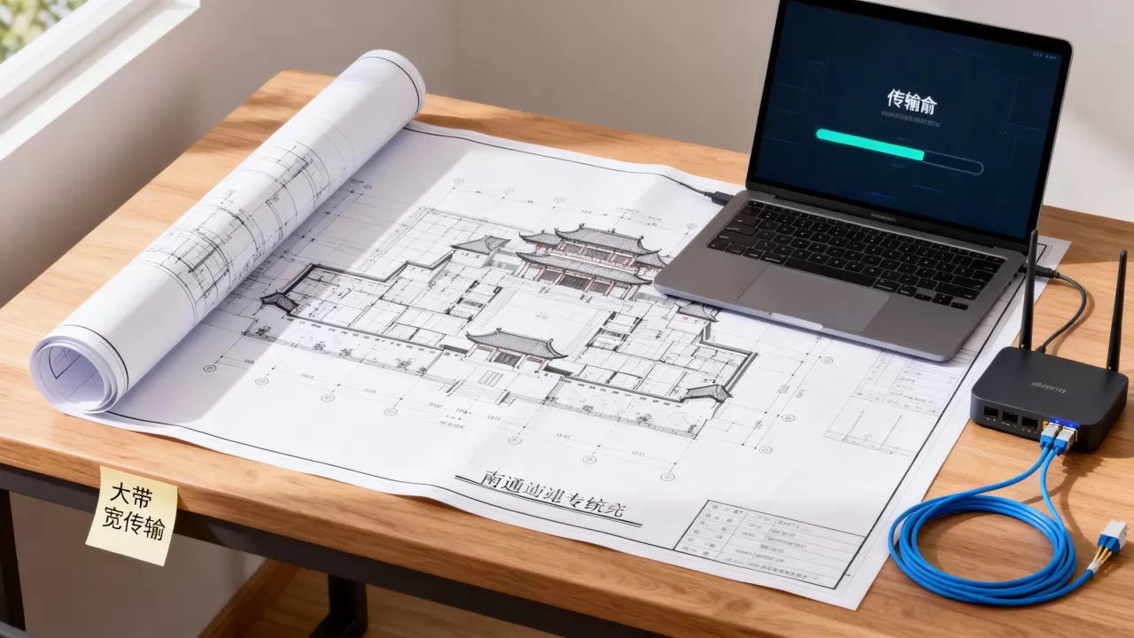 南通建筑图纸传输慢怎么办?租大带宽改善体验 南通建筑图纸传输慢怎么办?租大带宽改善体验