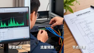 直播电商大促前带宽预案要覆盖哪几个环节，关键节点如何排查