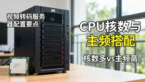 视频转码服务器的配置要点，CPU核数与主频怎么搭配，转码服务器CPU选核数多还是主频高？