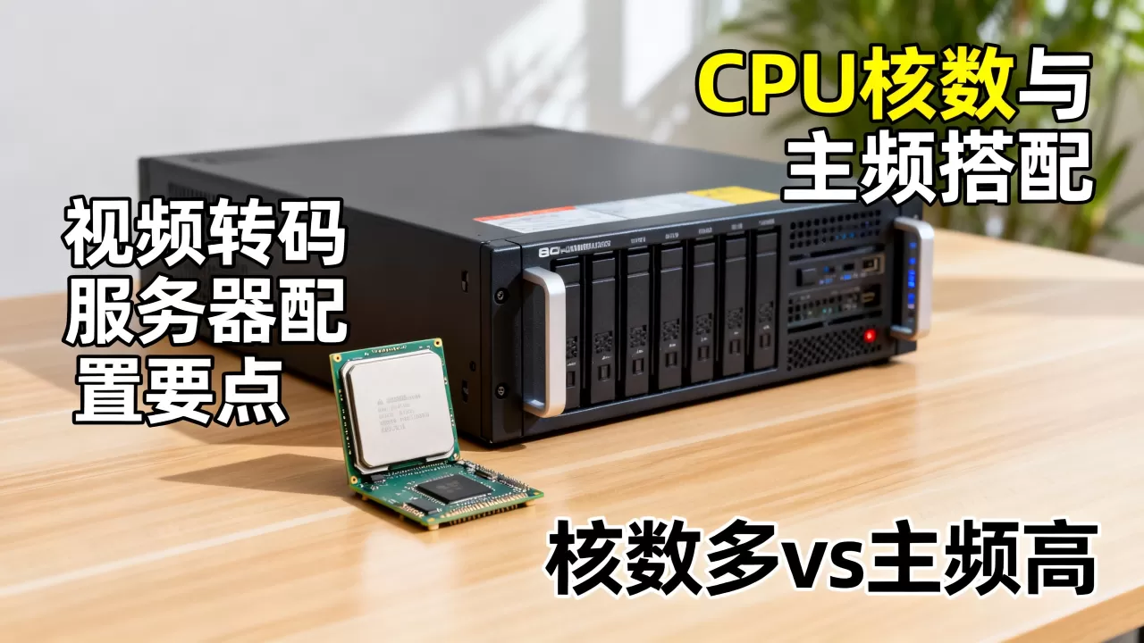 视频转码服务器的配置要点,CPU核数与主频怎么搭配,转码服务器CPU选核数多还是主频高? 视频转码服务器的配置要点,CPU核数与主频怎么搭配,转码服务器CPU选核数多还是主频高?