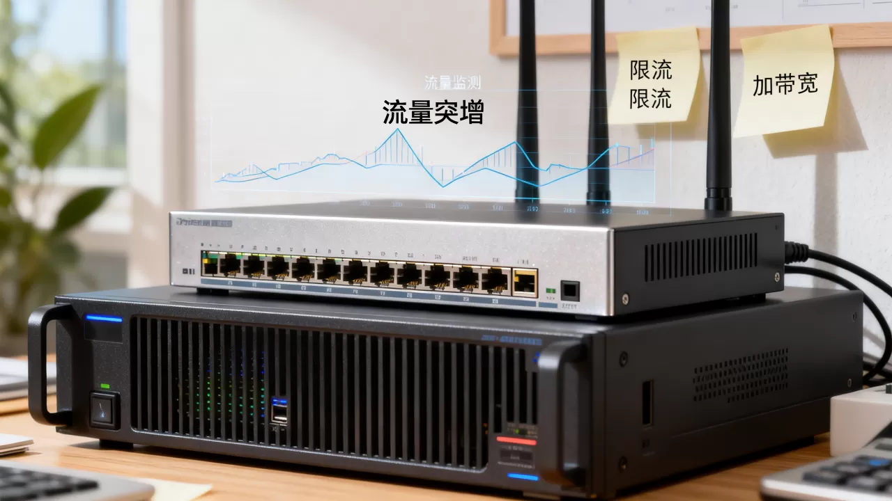流量突增时先限流还是先加带宽，带宽不够怎么办？