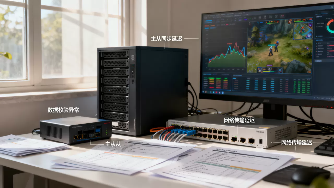 数据库主从延迟导致的游戏数据错乱怎么排查,原因是什么? 数据库主从延迟导致的游戏数据错乱怎么排查,原因是什么?
