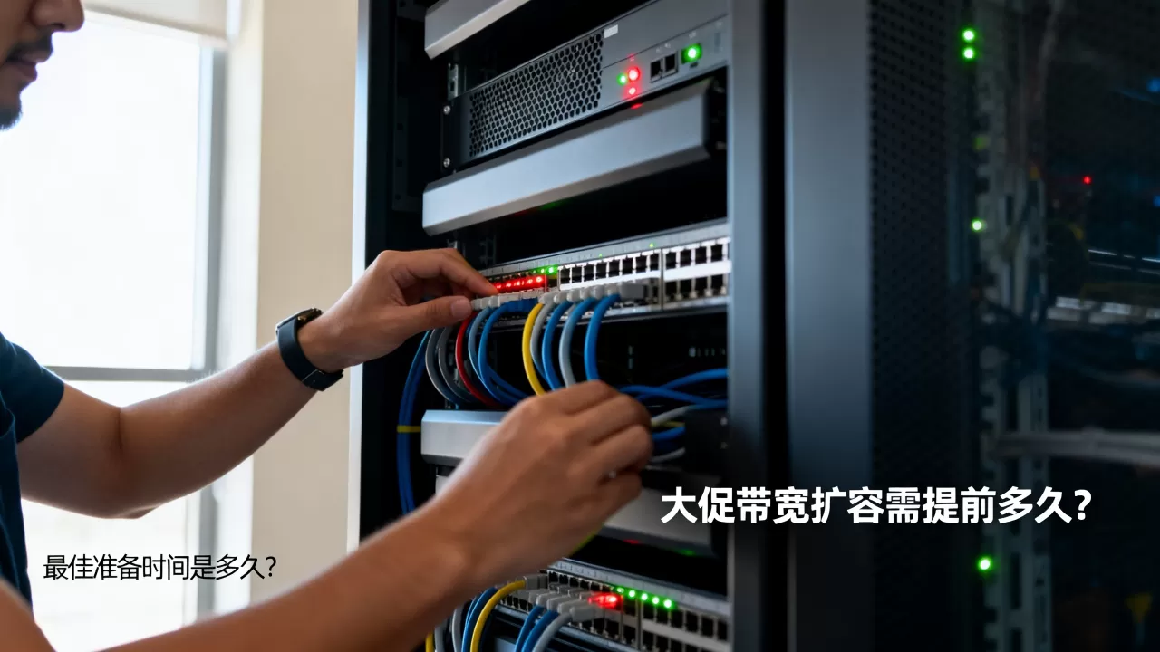 大促期间带宽扩容该提前多久准备?,电商大促前带宽扩容最佳时间要多久? 大促期间带宽扩容该提前多久准备?,电商大促前带宽扩容最佳时间要多久?