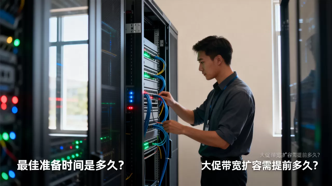 大促期间带宽扩容该提前多久准备?,电商大促前带宽扩容最佳时间要多久? 大促期间带宽扩容该提前多久准备?,电商大促前带宽扩容最佳时间要多久?
