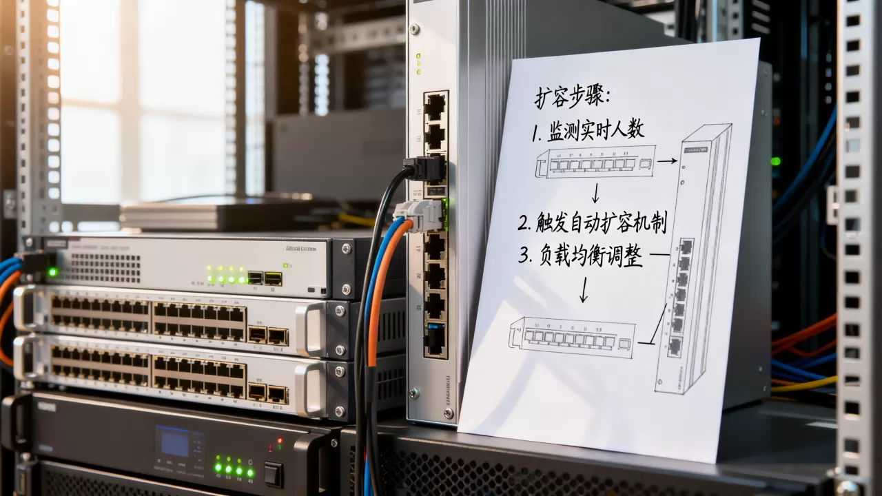 语音频道人数暴涨时的扩容预案