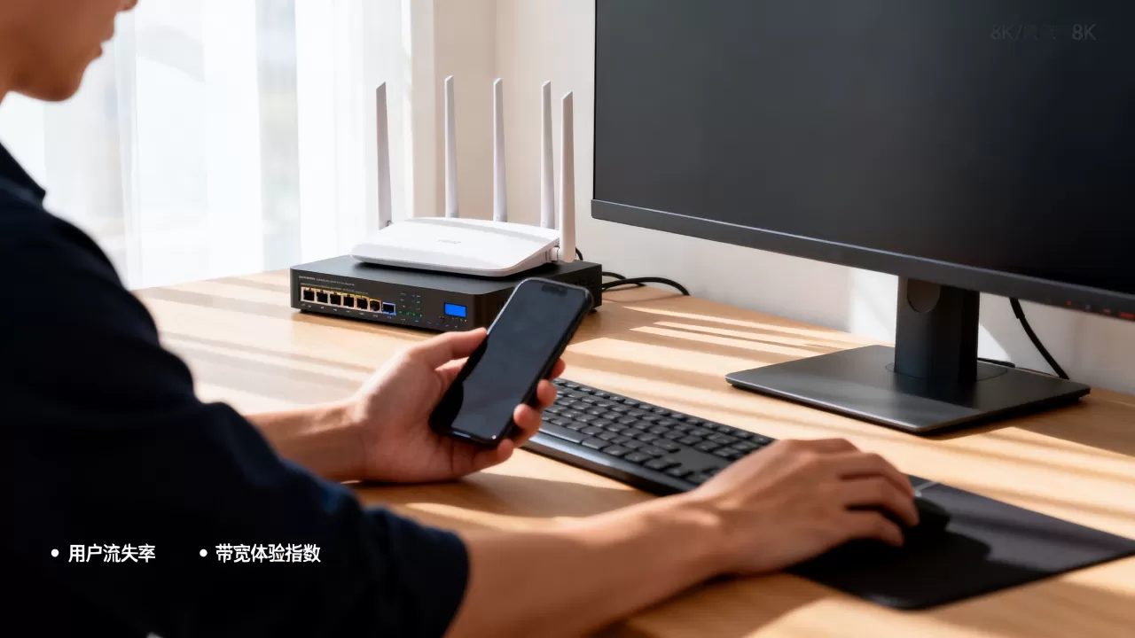 晚高峰用户流失与带宽体验的关联 晚高峰用户流失与带宽体验的关联