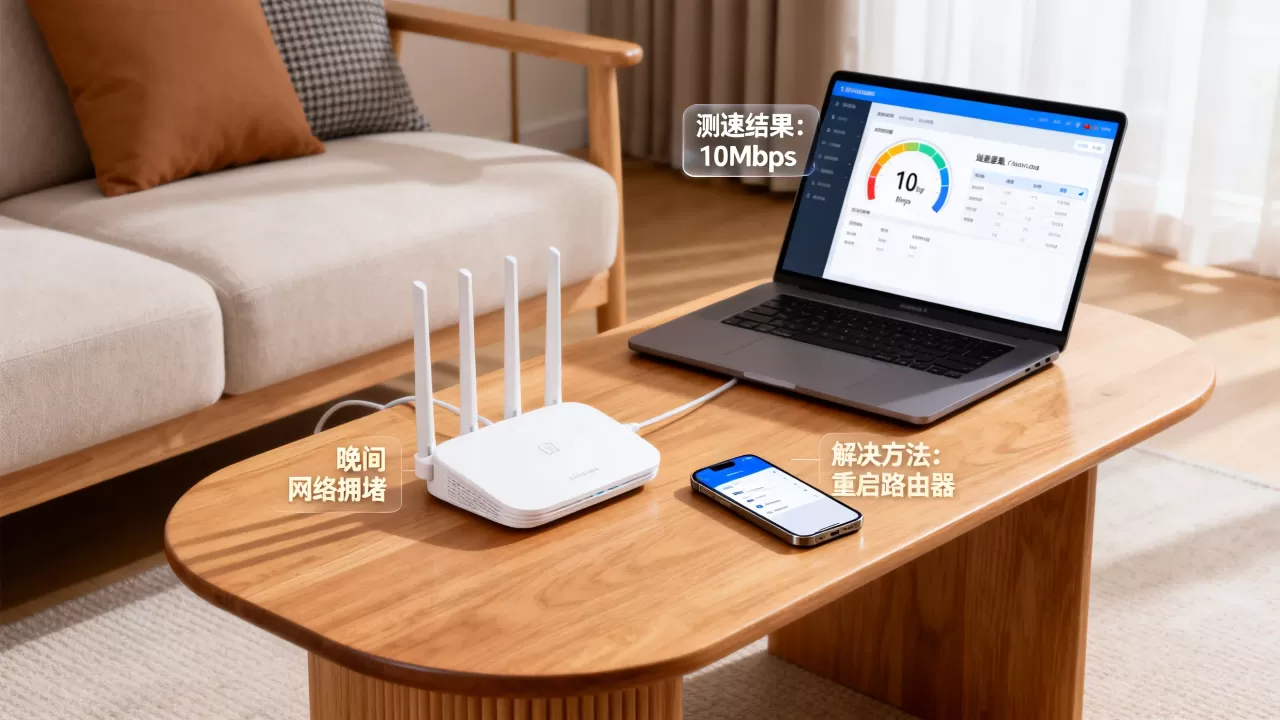为什么晚间大带宽速率下降?晚上网速慢的解决方法 为什么晚间大带宽速率下降?晚上网速慢的解决方法
