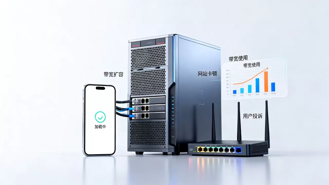 用户投诉加载慢时带宽该不该先扩容，网站卡顿优先升级带宽有用吗