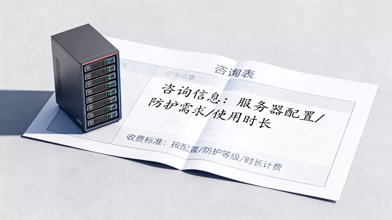 江苏高防服务器价格咨询要提供哪些信息，怎么收费？
