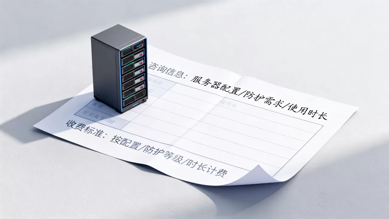 江苏高防服务器价格咨询要提供哪些信息，怎么收费？