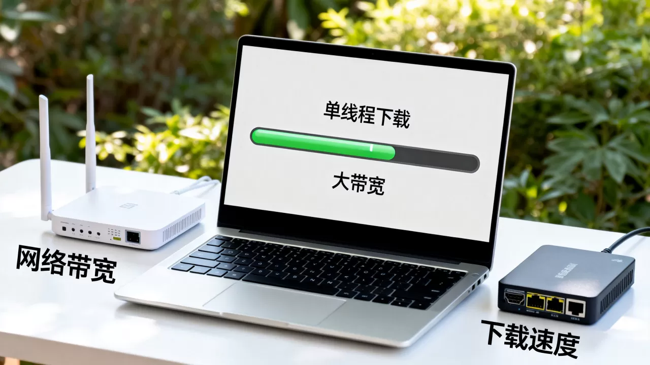 单线程下载慢在大带宽下是否正常,大带宽单线程下载慢是什么原因 单线程下载慢在大带宽下是否正常,大带宽单线程下载慢是什么原因