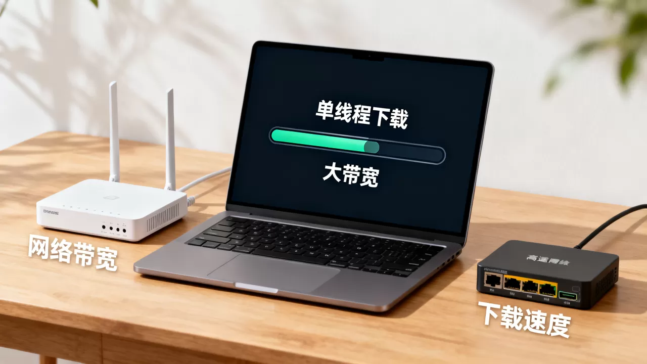 单线程下载慢在大带宽下是否正常,大带宽单线程下载慢是什么原因 单线程下载慢在大带宽下是否正常,大带宽单线程下载慢是什么原因