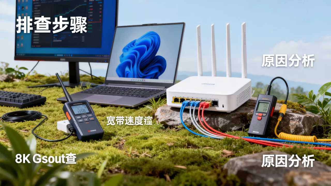 带宽足够却达不到预期速率怎么排查?宽带网速不达标原因分析 带宽足够却达不到预期速率怎么排查?宽带网速不达标原因分析