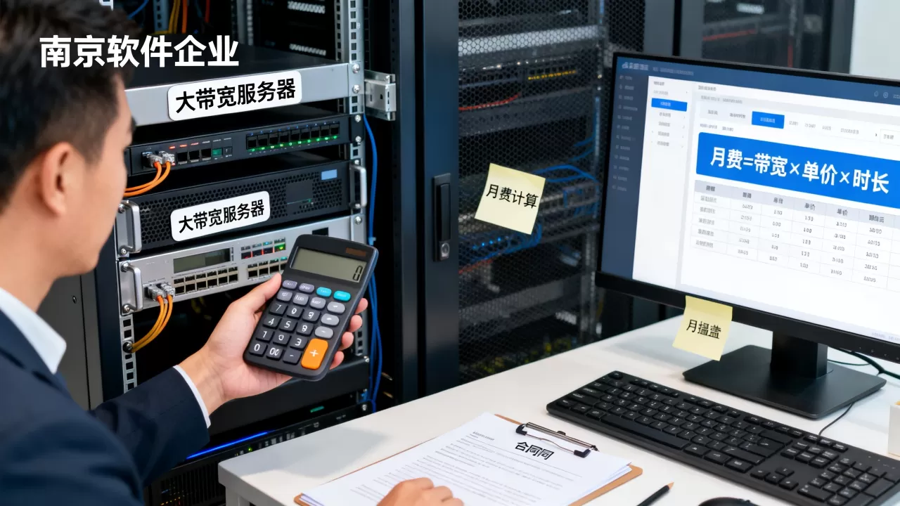 南京软件企业租大带宽服务器月费怎么算 南京软件企业租大带宽服务器月费怎么算