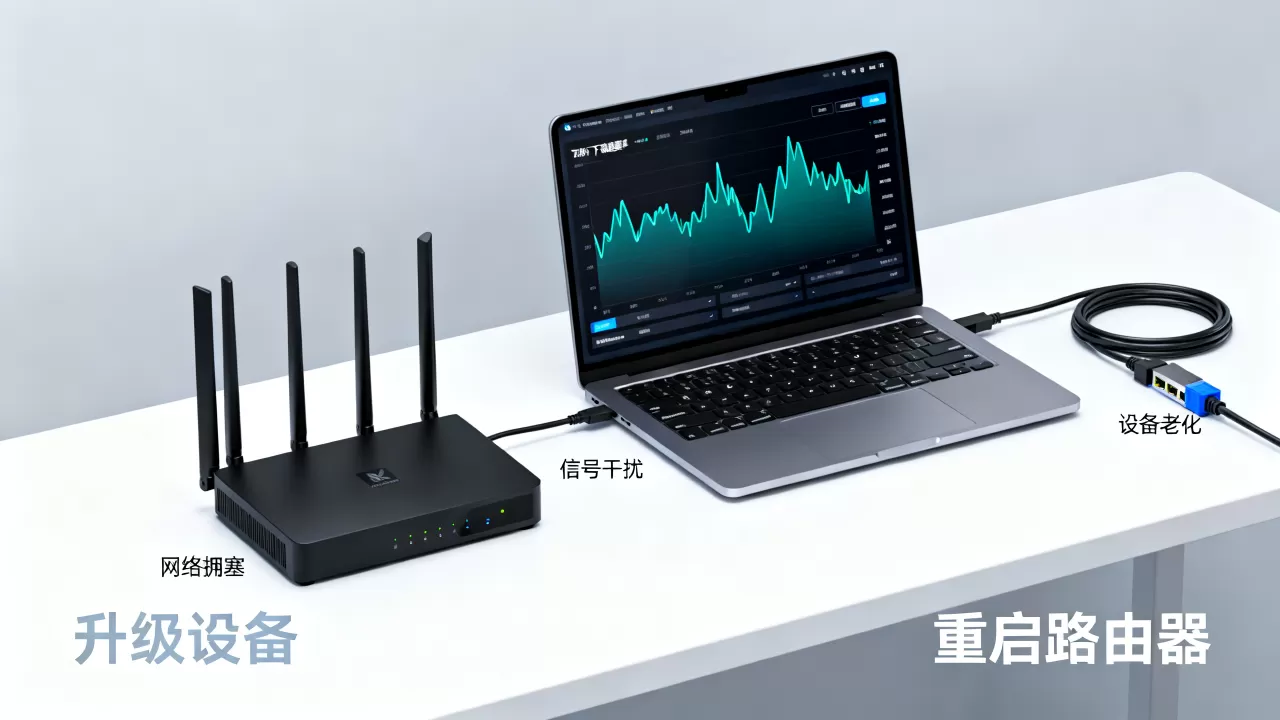 大带宽下载速率忽快忽慢的原因是什么,怎么解决? 大带宽下载速率忽快忽慢的原因是什么,怎么解决?