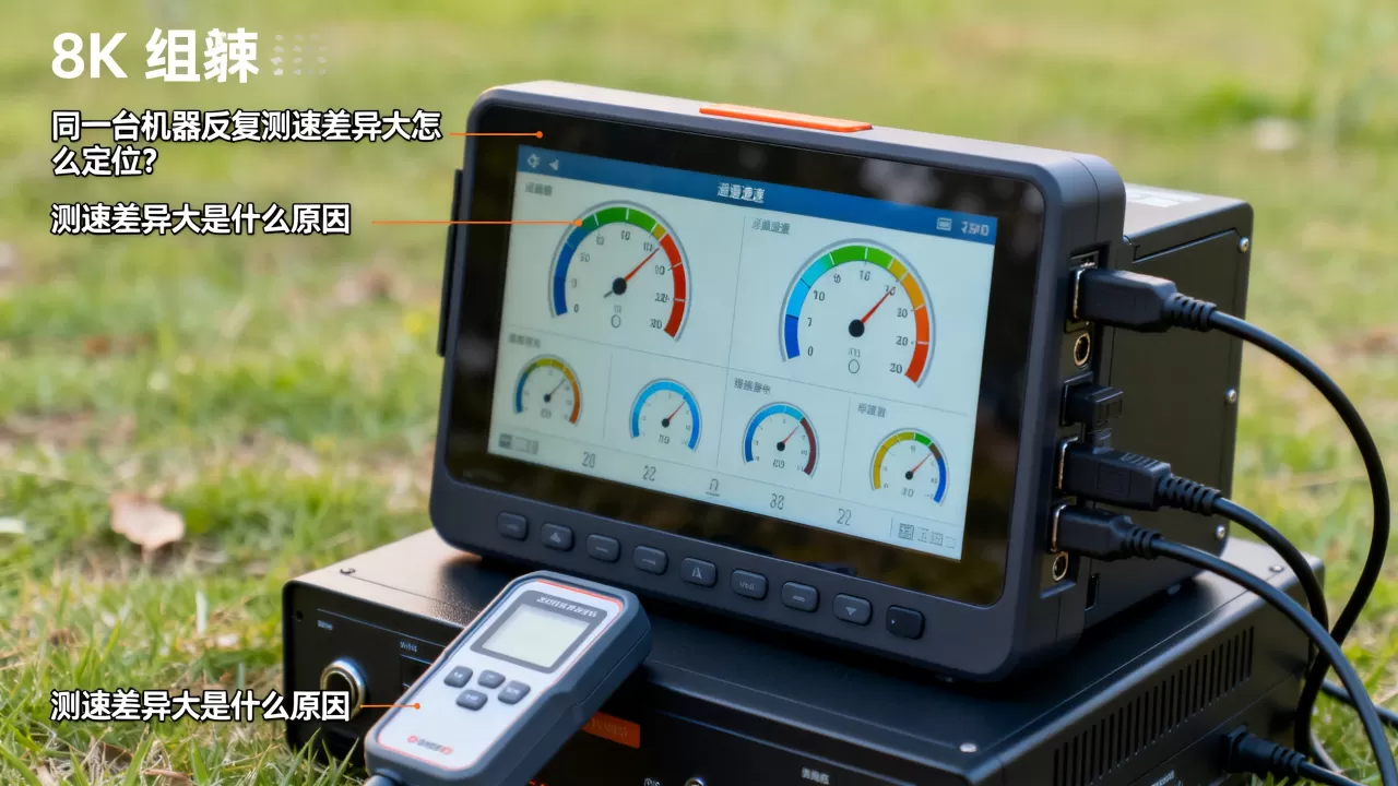 同一台机器反复测速差异大怎么定位?,测速差异大是什么原因 同一台机器反复测速差异大怎么定位?,测速差异大是什么原因