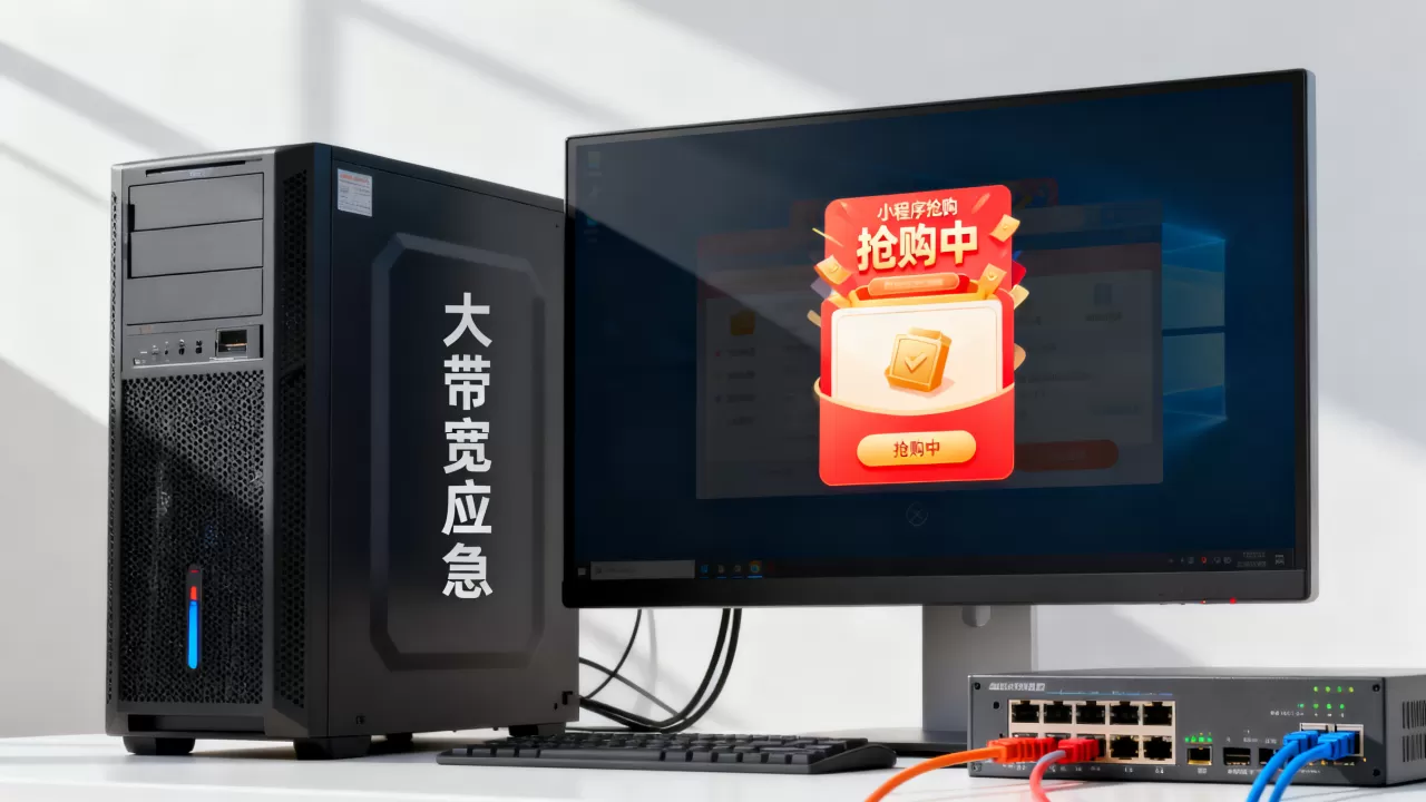 合肥小程序抢购一秒瘫痪怎么办,租大带宽应急真的有用吗? 合肥小程序抢购一秒瘫痪怎么办,租大带宽应急真的有用吗?
