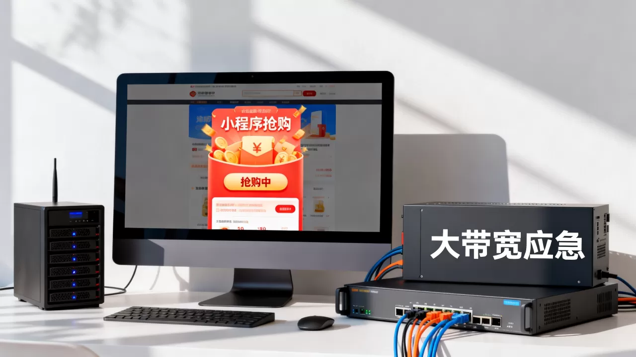 合肥小程序抢购一秒瘫痪怎么办,租大带宽应急真的有用吗? 合肥小程序抢购一秒瘫痪怎么办,租大带宽应急真的有用吗?