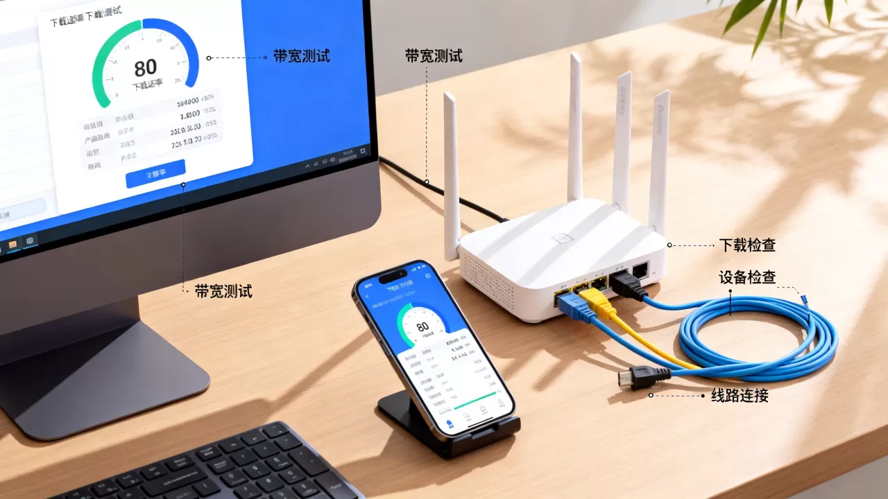 大带宽实测下载速率偏低怎么办,下载速度不达标原因排查定位 大带宽实测下载速率偏低怎么办,下载速度不达标原因排查定位