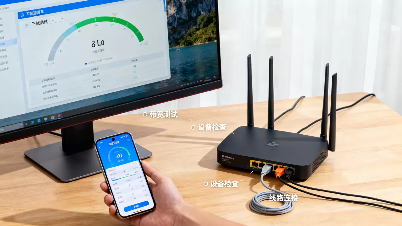 大带宽实测下载速率偏低怎么办,下载速度不达标原因排查定位 大带宽实测下载速率偏低怎么办,下载速度不达标原因排查定位