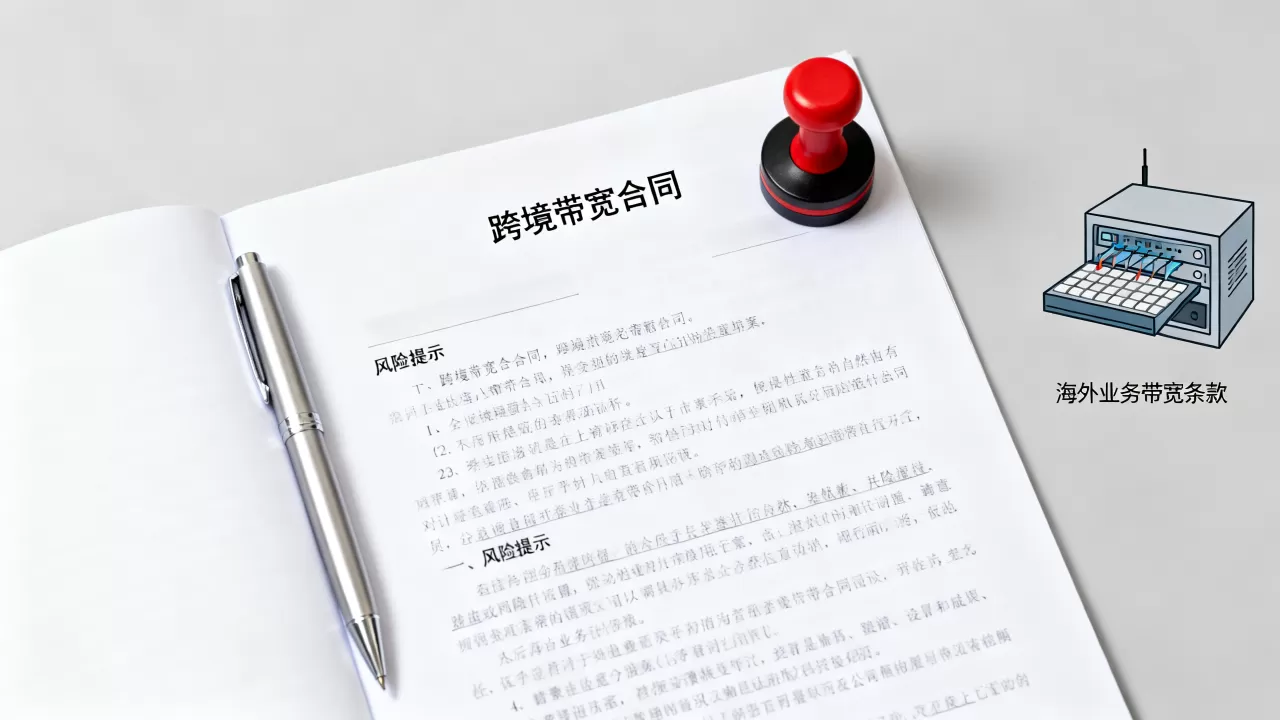 跨境带宽合同签约要注意什么,海外业务带宽条款风险有哪些? 跨境带宽合同签约要注意什么,海外业务带宽条款风险有哪些?