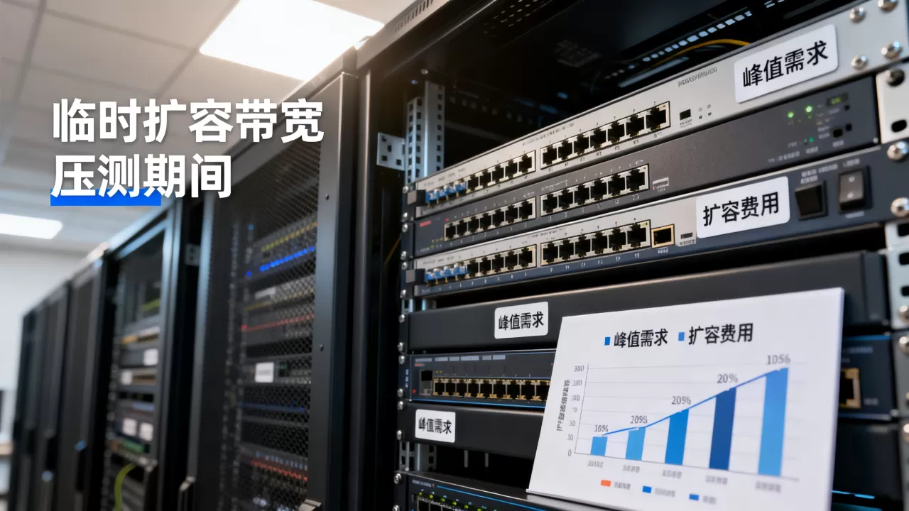 游戏压测期间临时扩容带宽如何收费 游戏压测期间临时扩容带宽如何收费