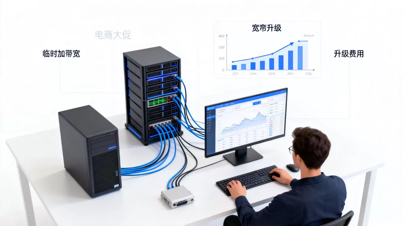 合肥电商大促临时加带宽要多花多少钱?大促带宽升级费用贵吗? 合肥电商大促临时加带宽要多花多少钱?大促带宽升级费用贵吗?