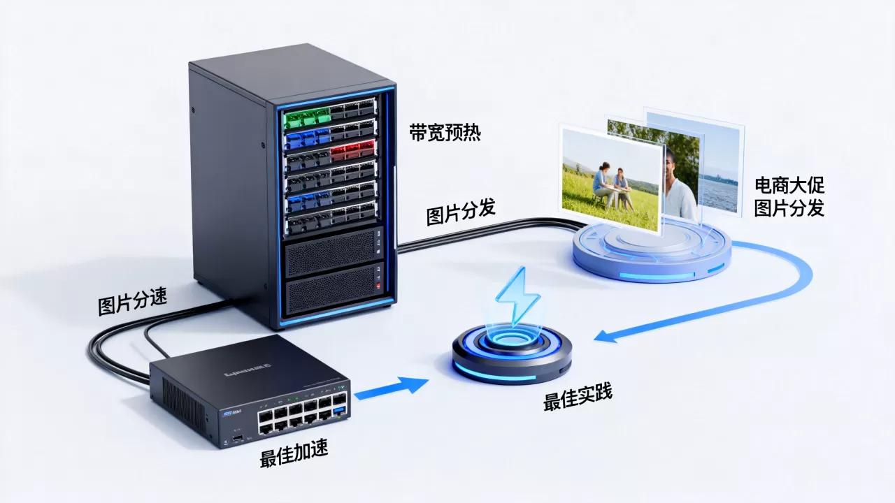 电商大促图片分发如何做大带宽预热?大促图片加速带宽预热最佳实践 电商大促图片分发如何做大带宽预热?大促图片加速带宽预热最佳实践