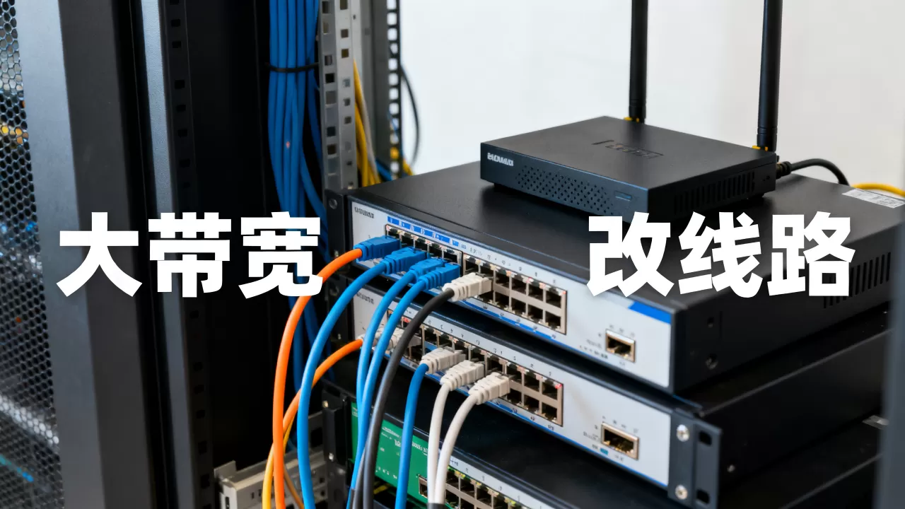 合肥外贸站海外打开慢怎么解决，租大带宽改线路有用吗？