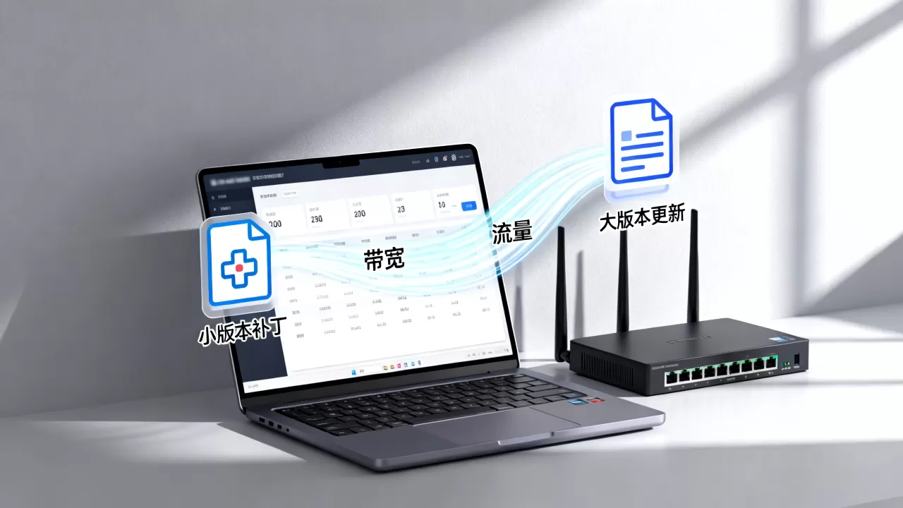 小版本补丁和大版本更新吃的带宽一样吗,为什么大版本更新流量更大? 小版本补丁和大版本更新吃的带宽一样吗,为什么大版本更新流量更大?
