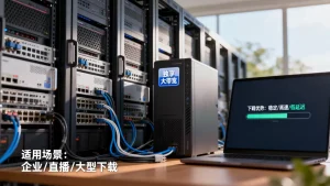 下载业务选择独享大带宽的适用场景有哪些？独享大带宽下载优势