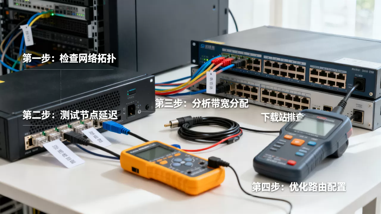 下载站大带宽跑满但用户仍慢的排查顺序 下载站大带宽跑满但用户仍慢的排查顺序
