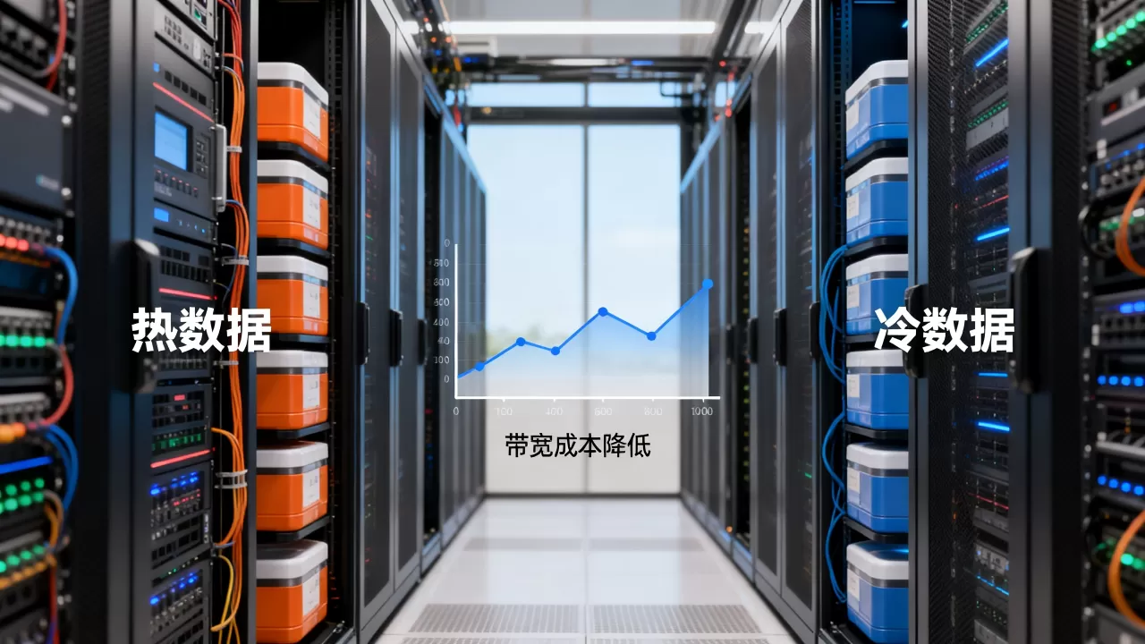 网盘冷热数据分开后带宽能省在哪,冷热数据分离如何降低网盘带宽成本 网盘冷热数据分开后带宽能省在哪,冷热数据分离如何降低网盘带宽成本