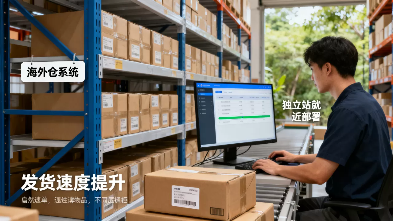 海外仓系统与独立站就近部署有哪些好处，提升发货速度？