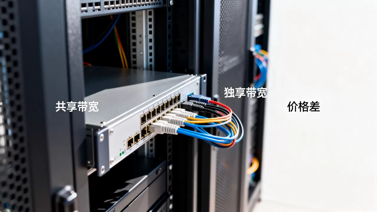 大带宽服务器租用里共享和独享的价格差 大带宽服务器租用里共享和独享的价格差