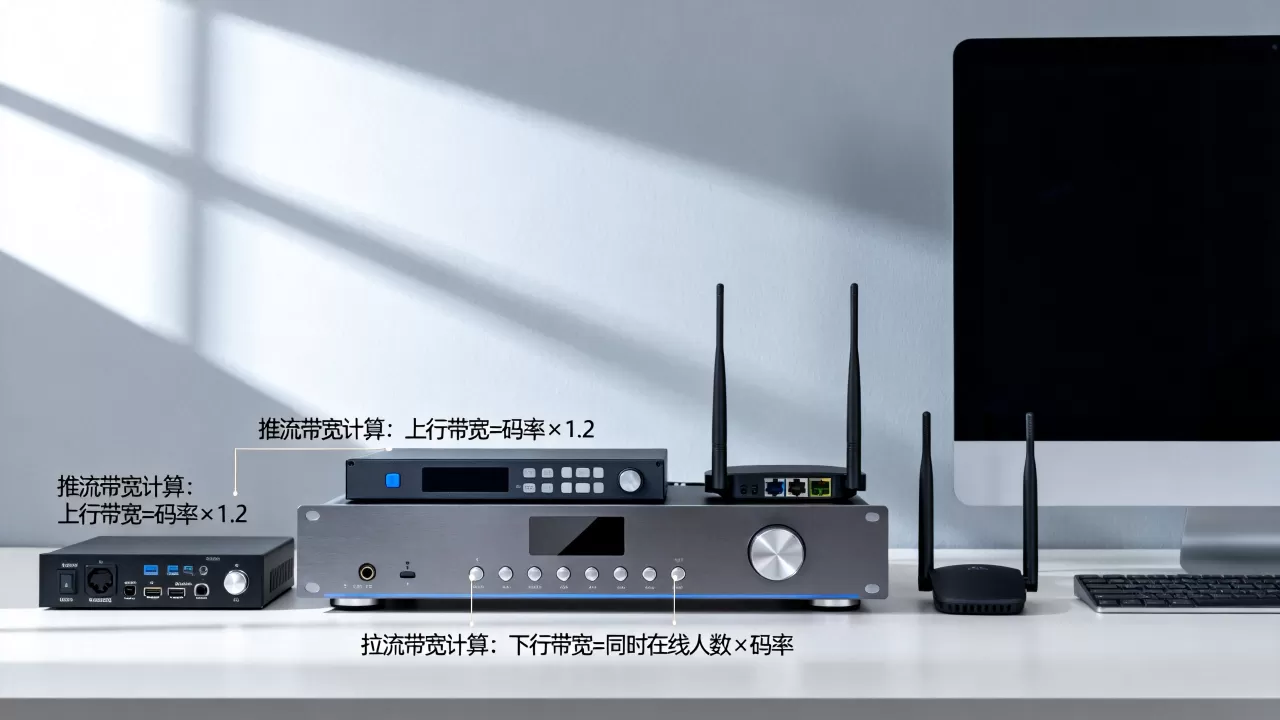 直播平台推流与拉流的带宽分别怎么算,直播推流带宽和拉流带宽如何计算 直播平台推流与拉流的带宽分别怎么算,直播推流带宽和拉流带宽如何计算