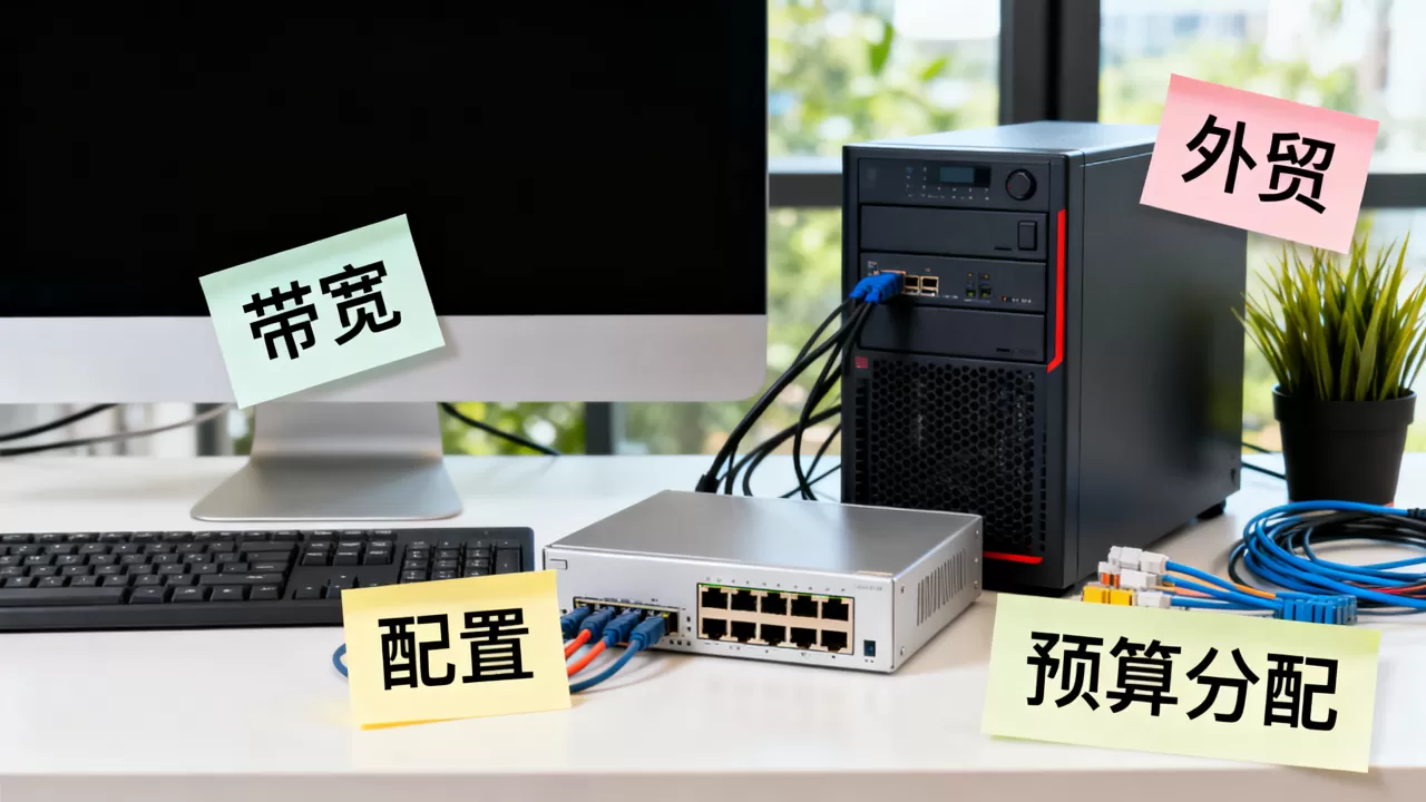 预算不多，外贸建站先买带宽还是先升配置？