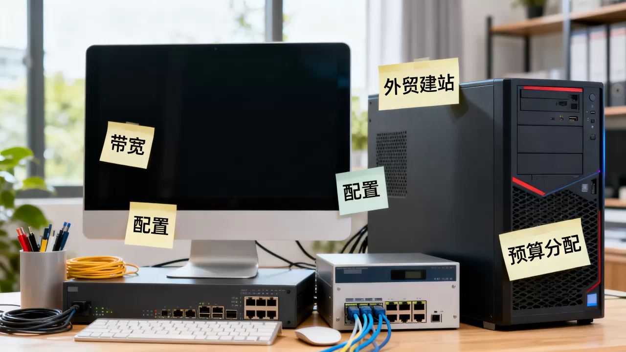 预算不多，外贸建站先买带宽还是先升配置？