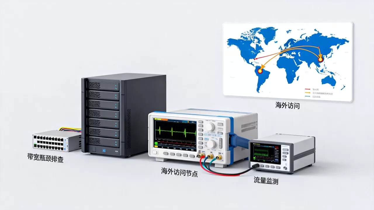 长视频站海外观众访问慢如何排查带宽瓶颈，带宽侧排查方法