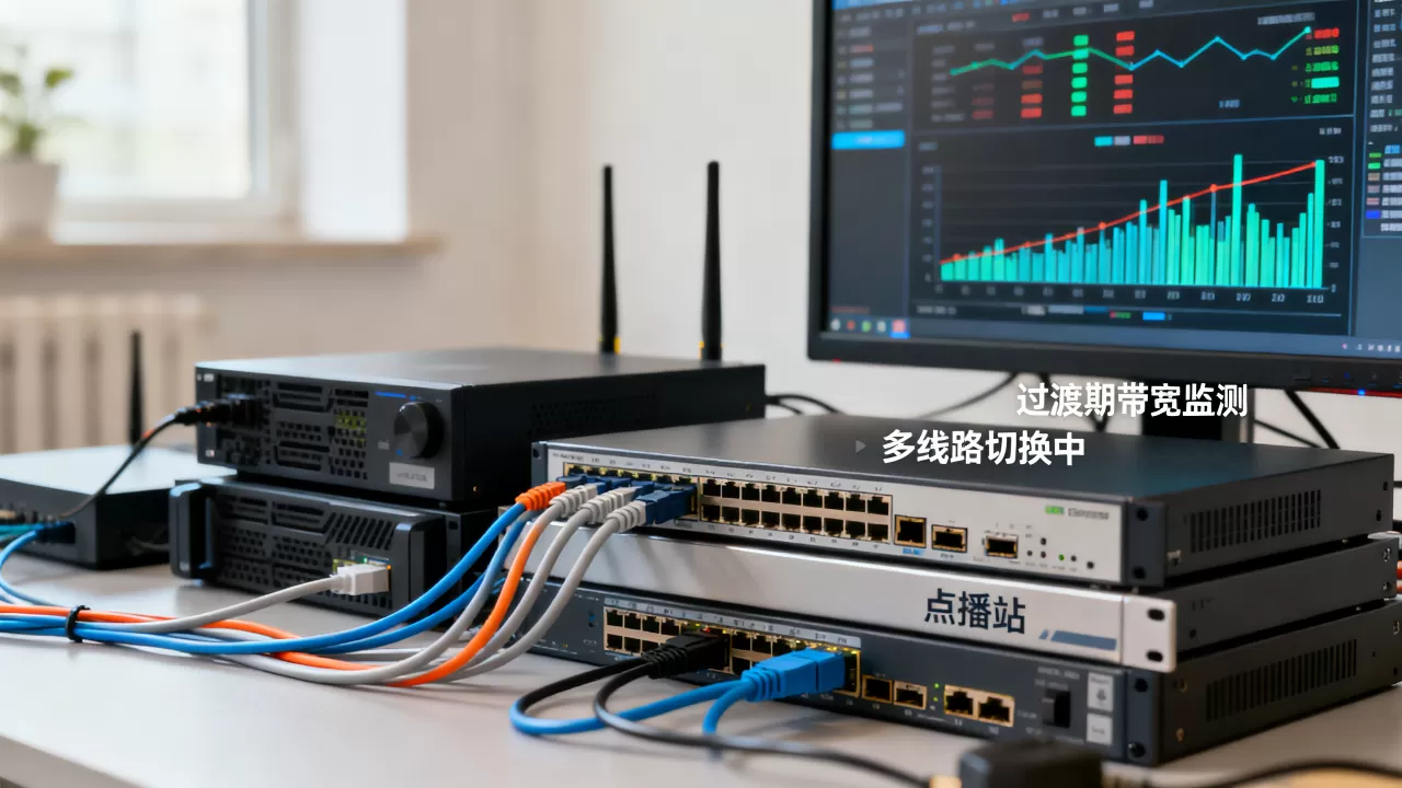 点播站从单线路切多线路大带宽过渡期怎么稳定,多线路切换带宽不足怎么办 点播站从单线路切多线路大带宽过渡期怎么稳定,多线路切换带宽不足怎么办