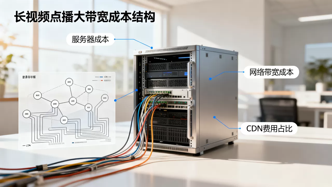 长视频点播的大带宽成本结构怎么拆?CDN费用占比多少,如何优化? 长视频点播的大带宽成本结构怎么拆?CDN费用占比多少,如何优化?