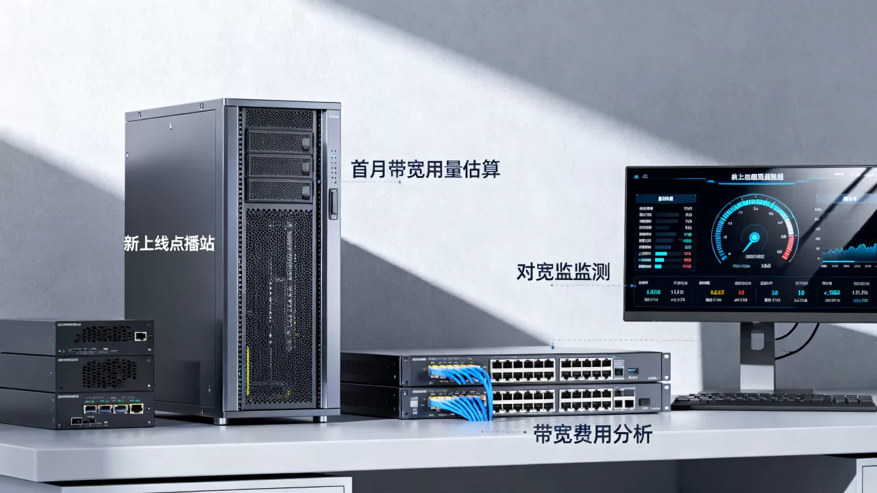 新上线点播站首月大带宽用量怎么估算，点播站带宽费用高吗？