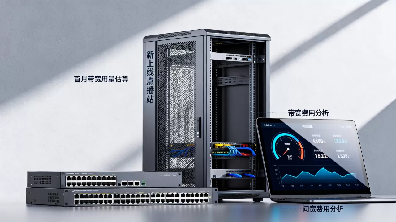 新上线点播站首月大带宽用量怎么估算，点播站带宽费用高吗？