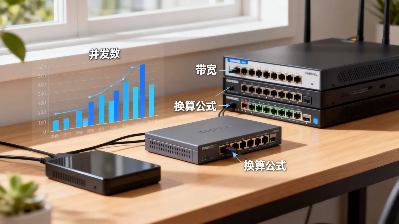 把并发数直接当成带宽的算法错在哪?,并发数和带宽换算公式是什么 把并发数直接当成带宽的算法错在哪?,并发数和带宽换算公式是什么