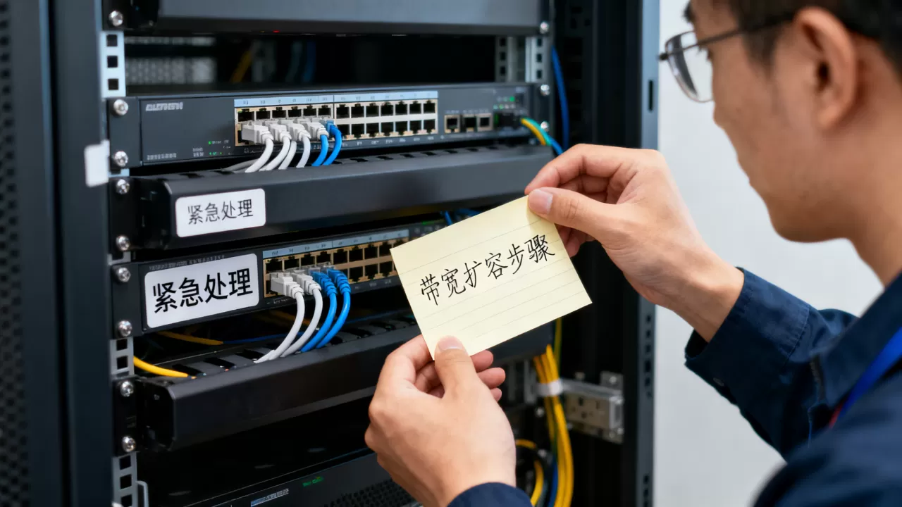 大促当晚带宽跑满怎么办?紧急扩容处理顺序是什么? 大促当晚带宽跑满怎么办?紧急扩容处理顺序是什么?