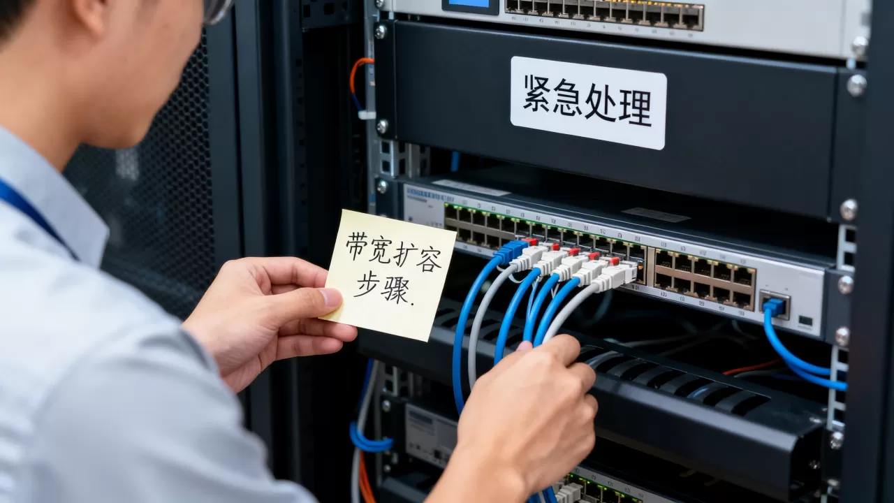 大促当晚带宽跑满怎么办?紧急扩容处理顺序是什么? 大促当晚带宽跑满怎么办?紧急扩容处理顺序是什么?