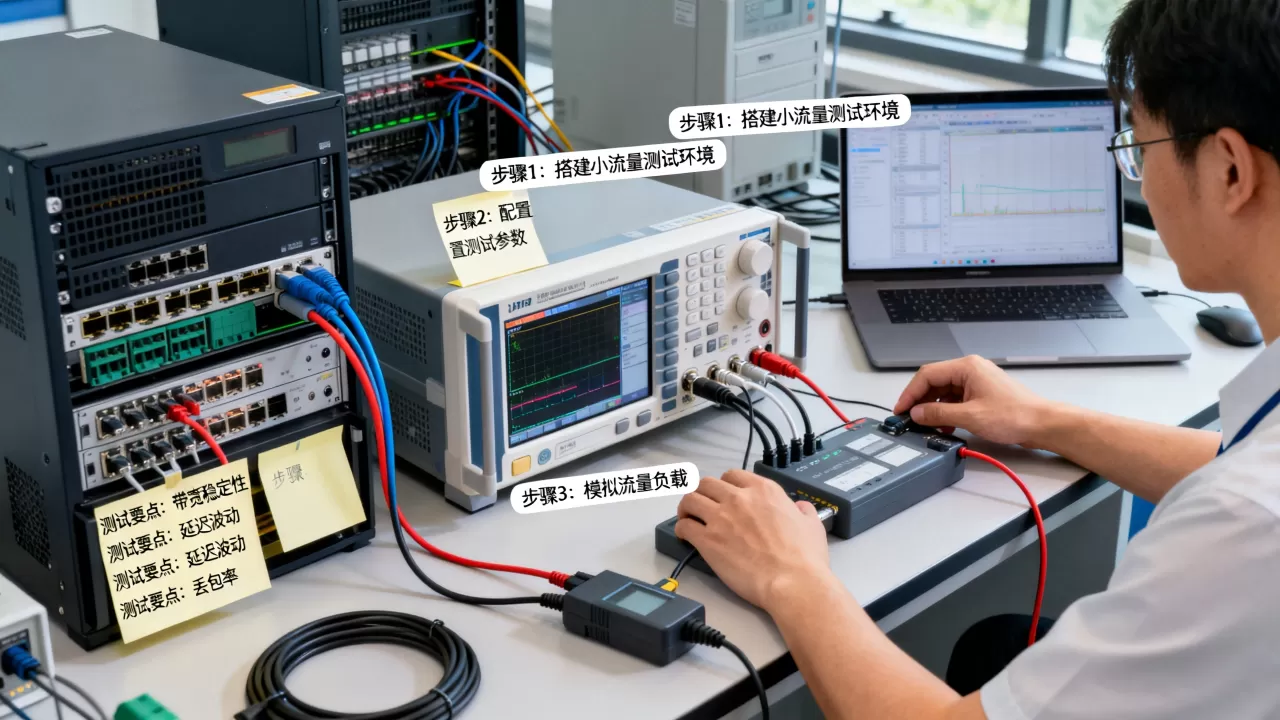 大带宽选型先做小流量验证有哪些步骤,测试要点是什么 大带宽选型先做小流量验证有哪些步骤,测试要点是什么